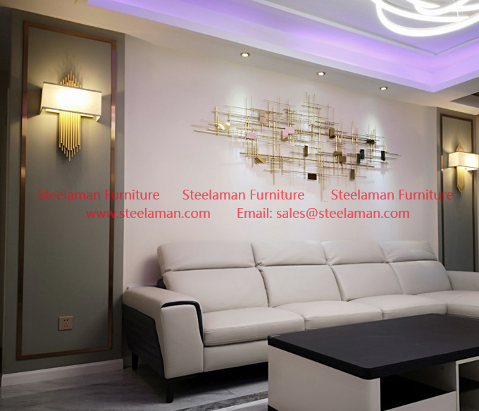 Hotel Steeltain Steel Background wall decoration PVD G102