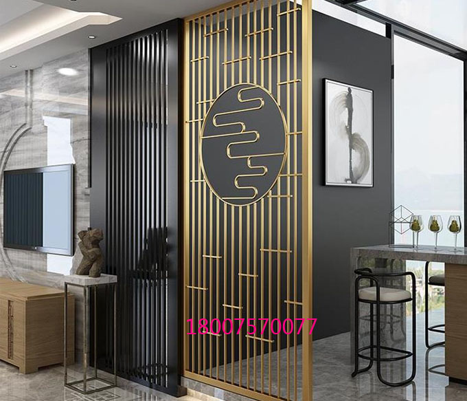 Hotel decorative metal screen door metal SC8692