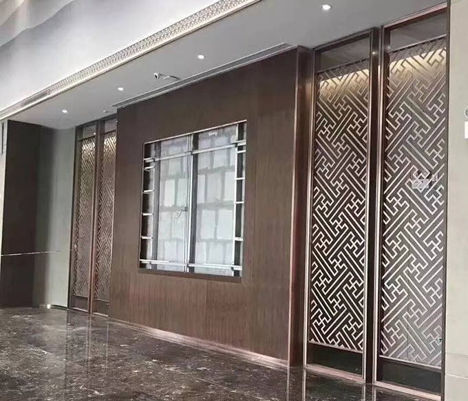 decorative metal room divider screens