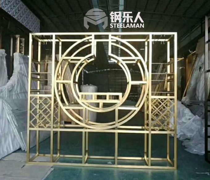 stainless steel gold metal display racks supplier