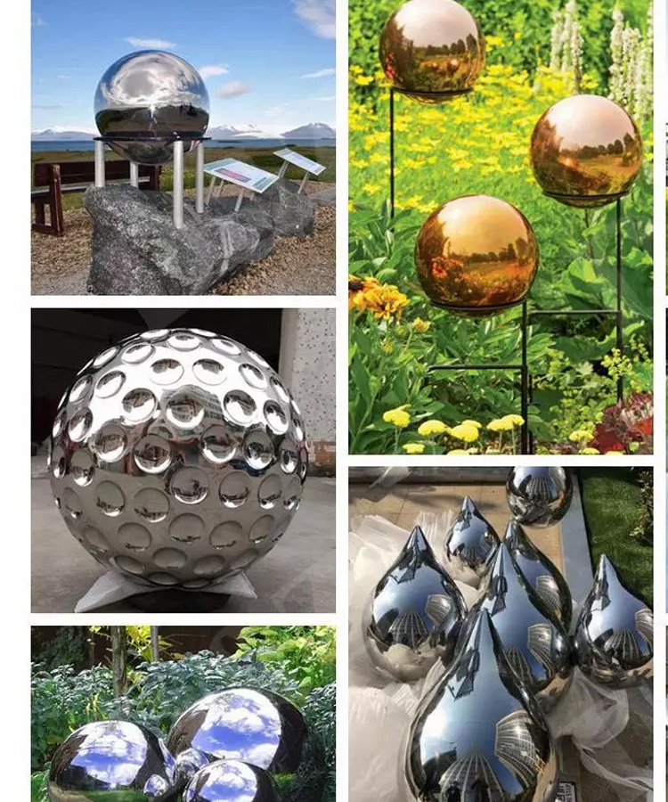 Stainless steel metal sculpture